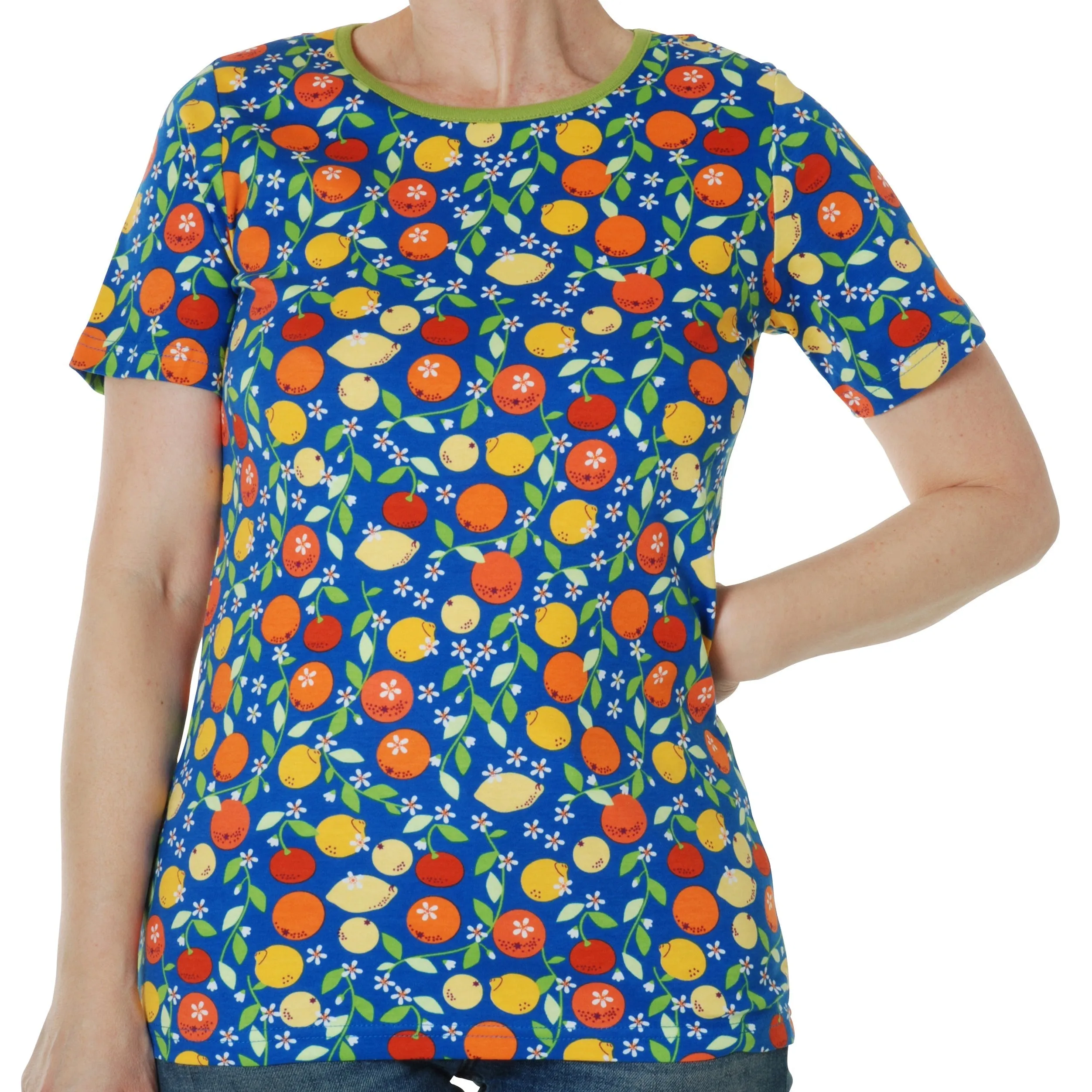 Adult's Citrus - Blue Short Sleeve Shirt