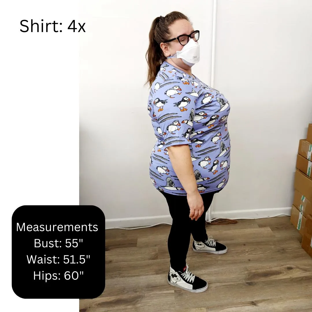 Adult's Citrus - Blue Short Sleeve Shirt