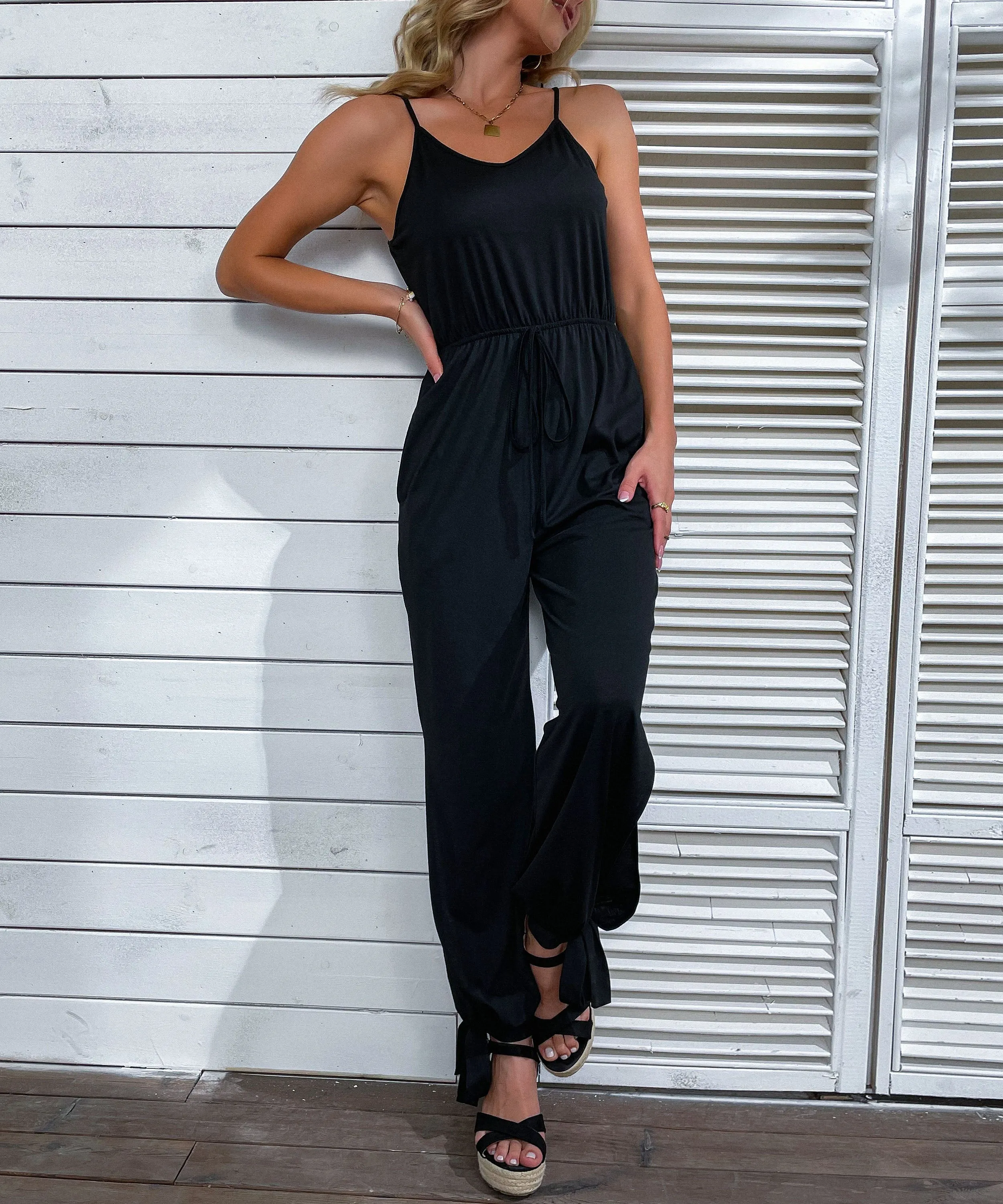 Amaryllis Jumpsuit - Black