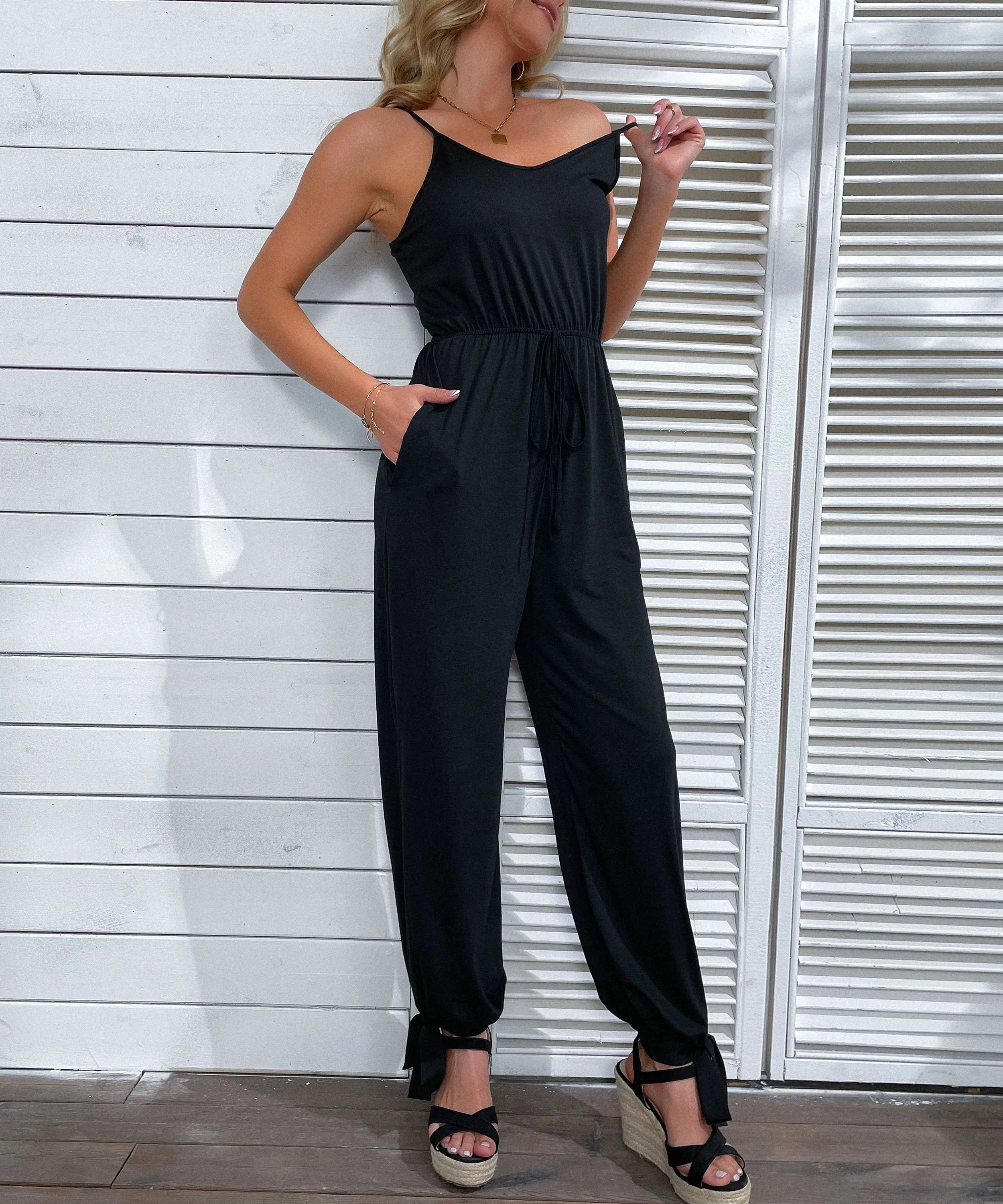 Amaryllis Jumpsuit - Black