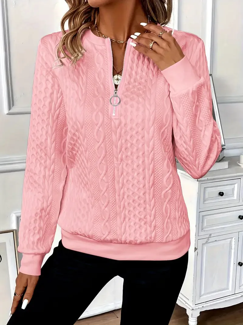 Aurora™ | Casual Quarter-Zip Sweatshirt