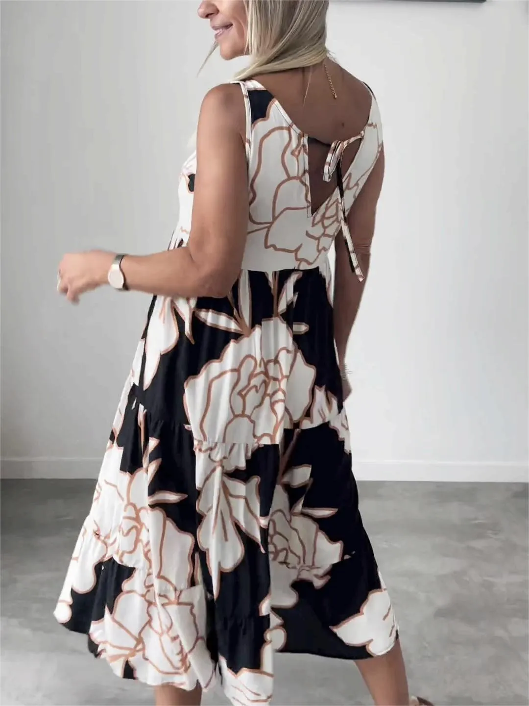 Avelora™  | Flowing Bloom Maxi Dress