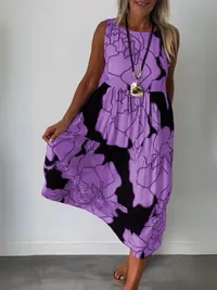 Avelora™  | Flowing Bloom Maxi Dress