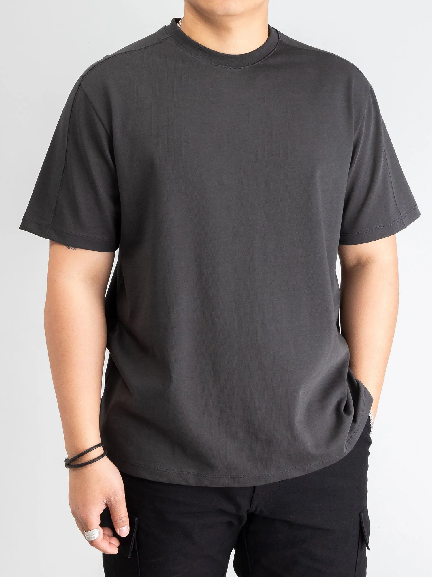 Basic T-Shirt in Charcoal