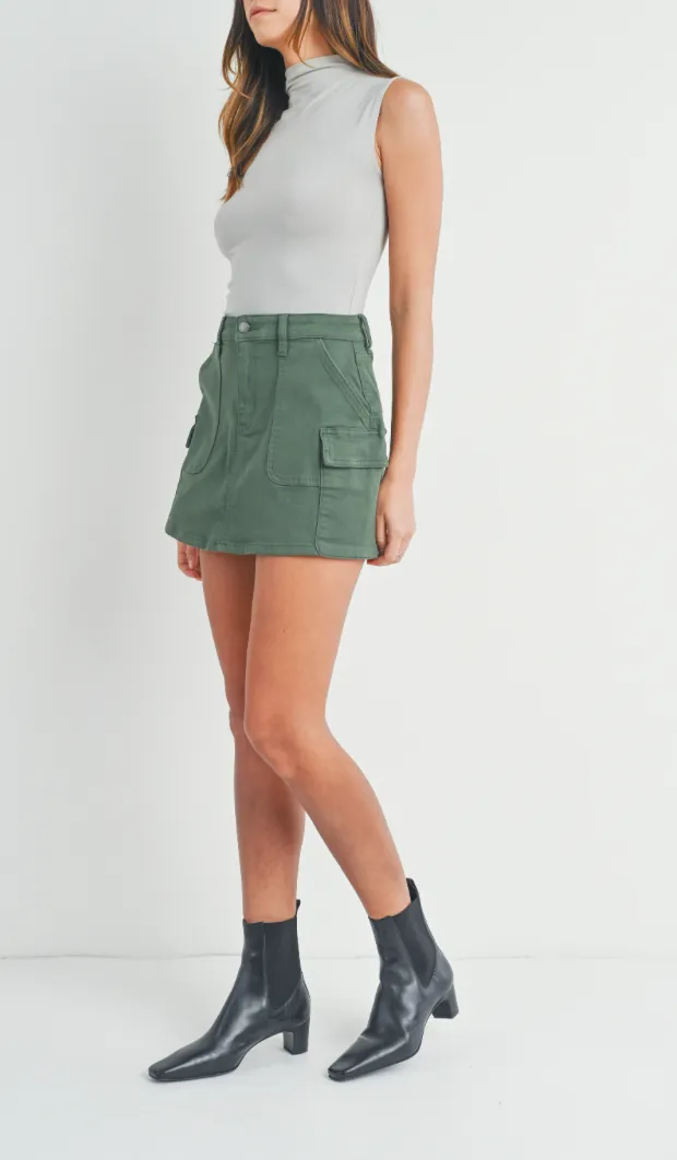 Cargo Mini Skirt