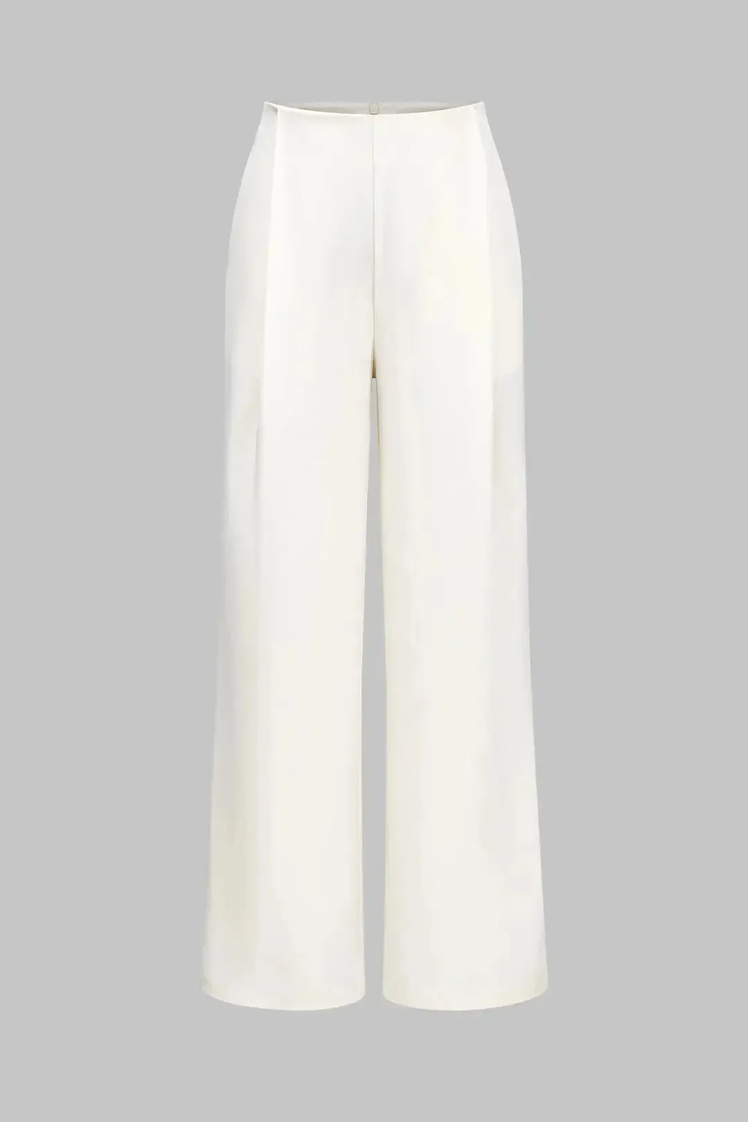 Cassandra - High Waist Zipper Detail Woman's Pants