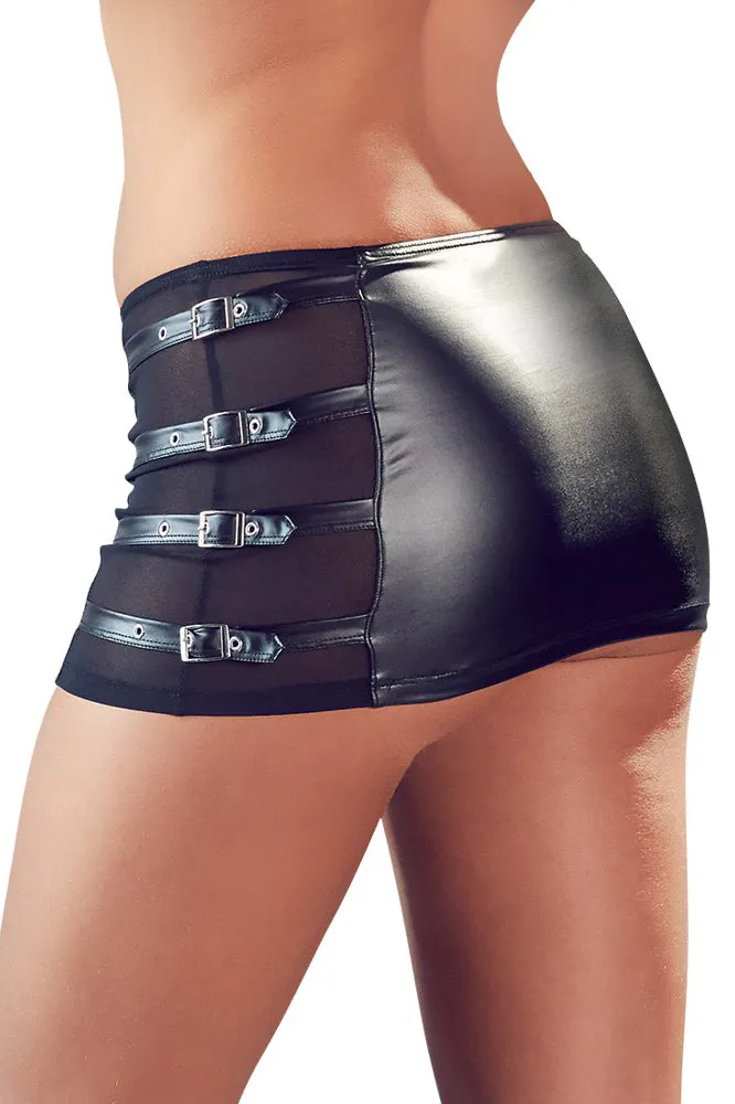 Cottelli Party Mini Skirt with Buckles