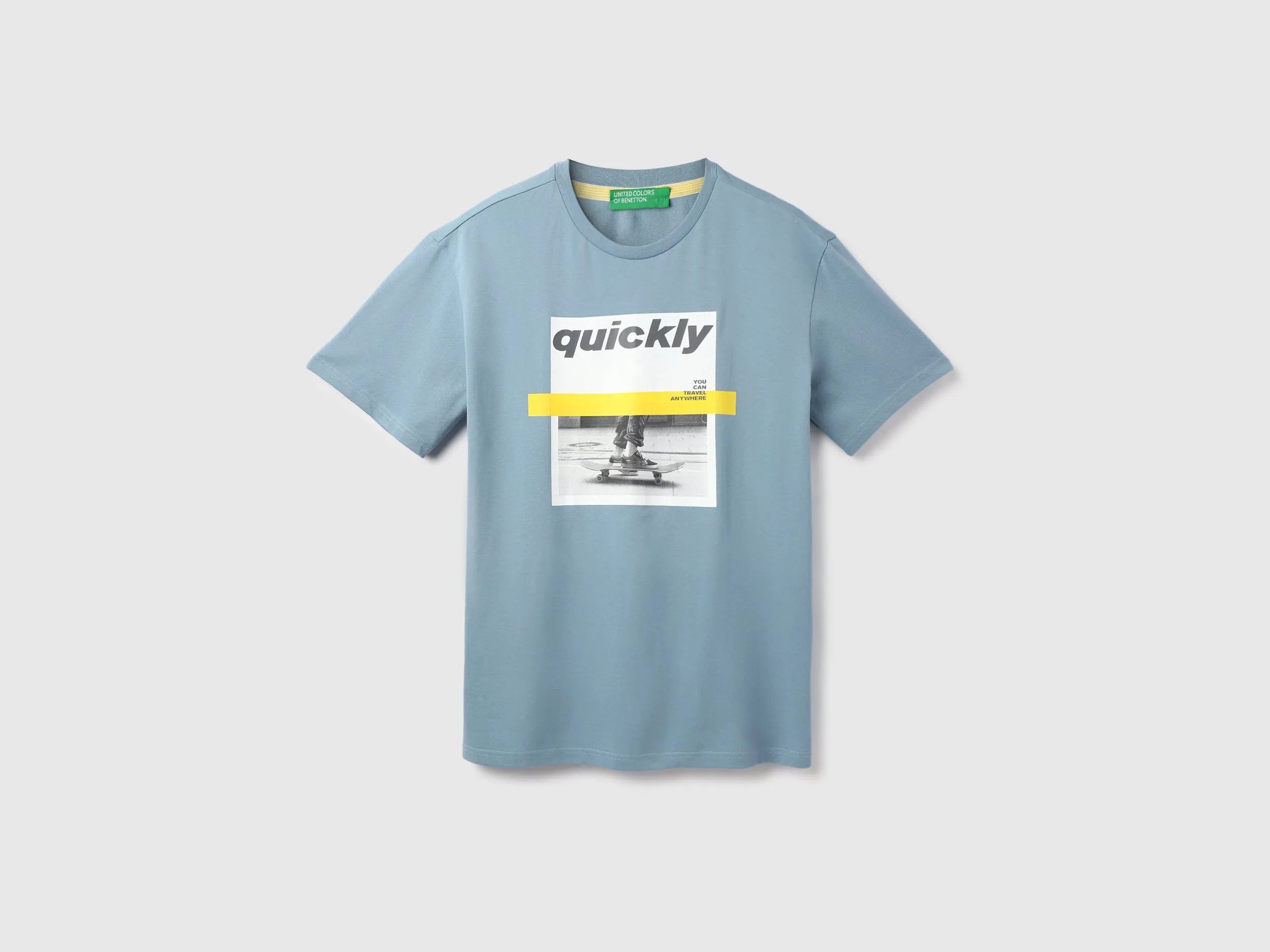 Cotton Printed Round Neck Mens T-shirts