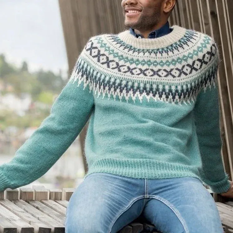 Cozy Sweater with Elegant Knitted Texture