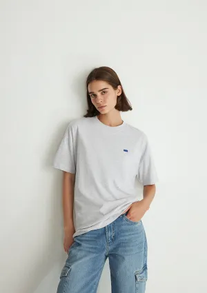 Crew Neck Grey Basic T-Shirt
