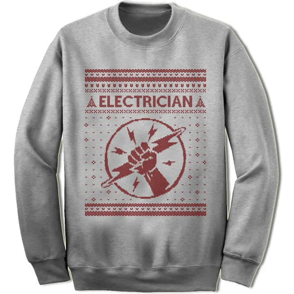 Electrician Christmas Sweatshirt