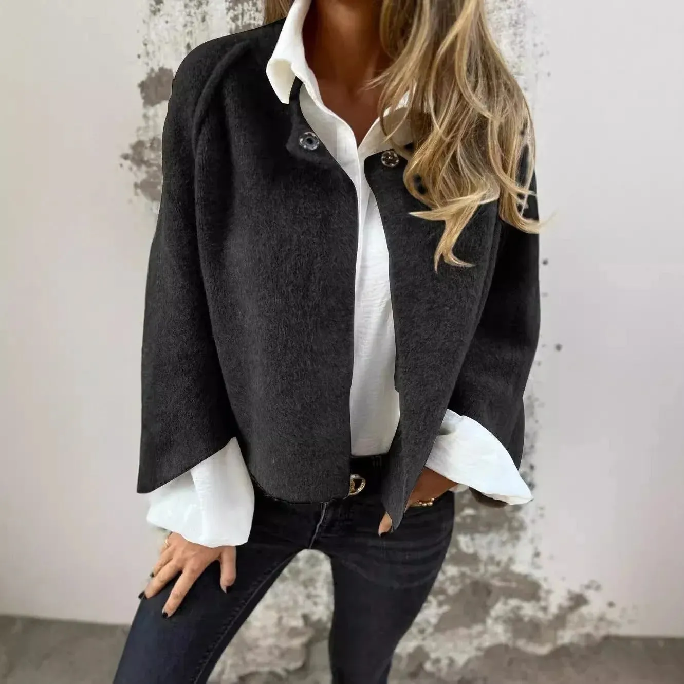 Emily – Short Mid-Season Coat for Women