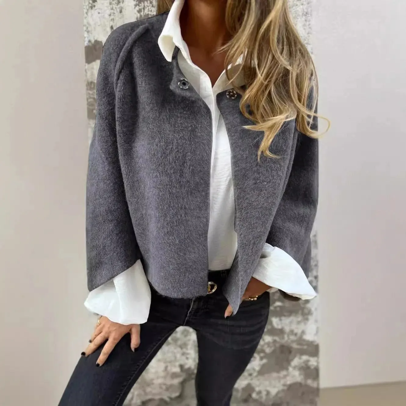 Emily – Short Mid-Season Coat for Women