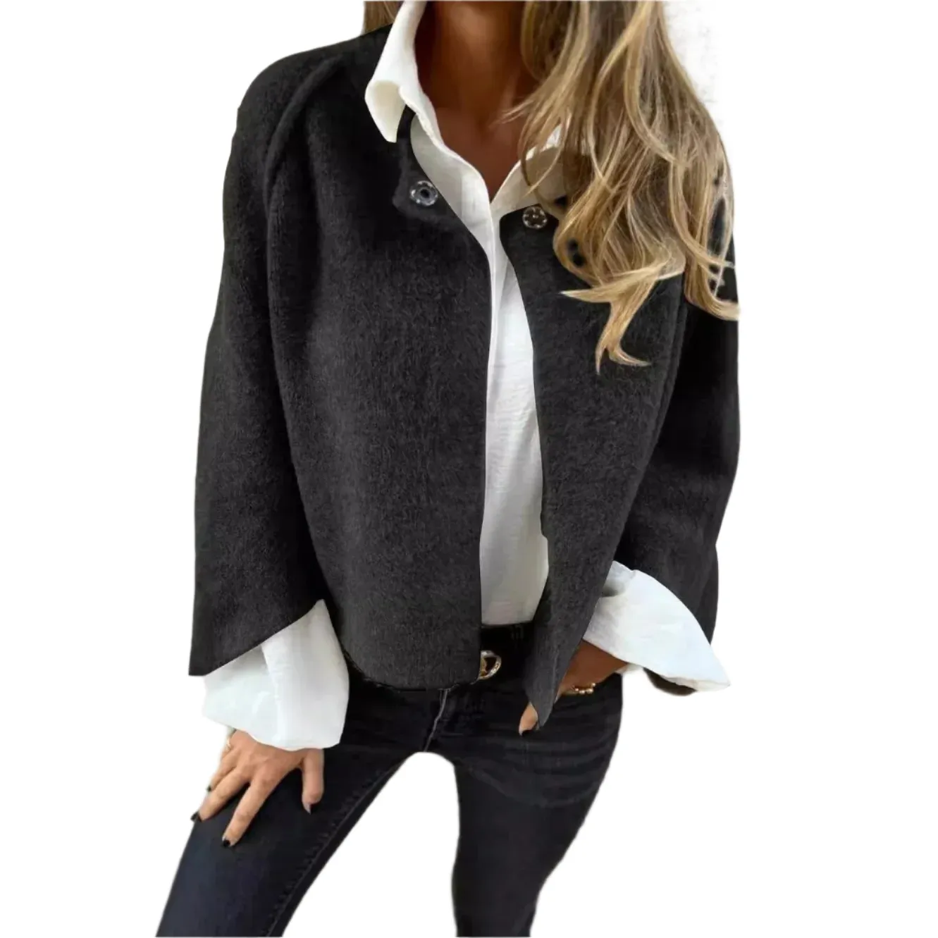 Emily – Short Mid-Season Coat for Women
