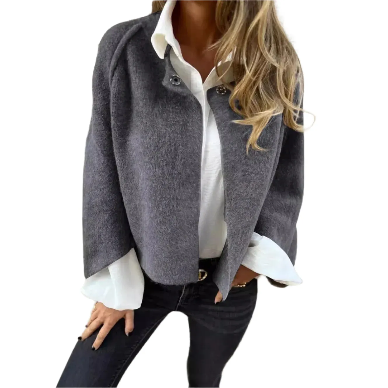 Emily – Short Mid-Season Coat for Women