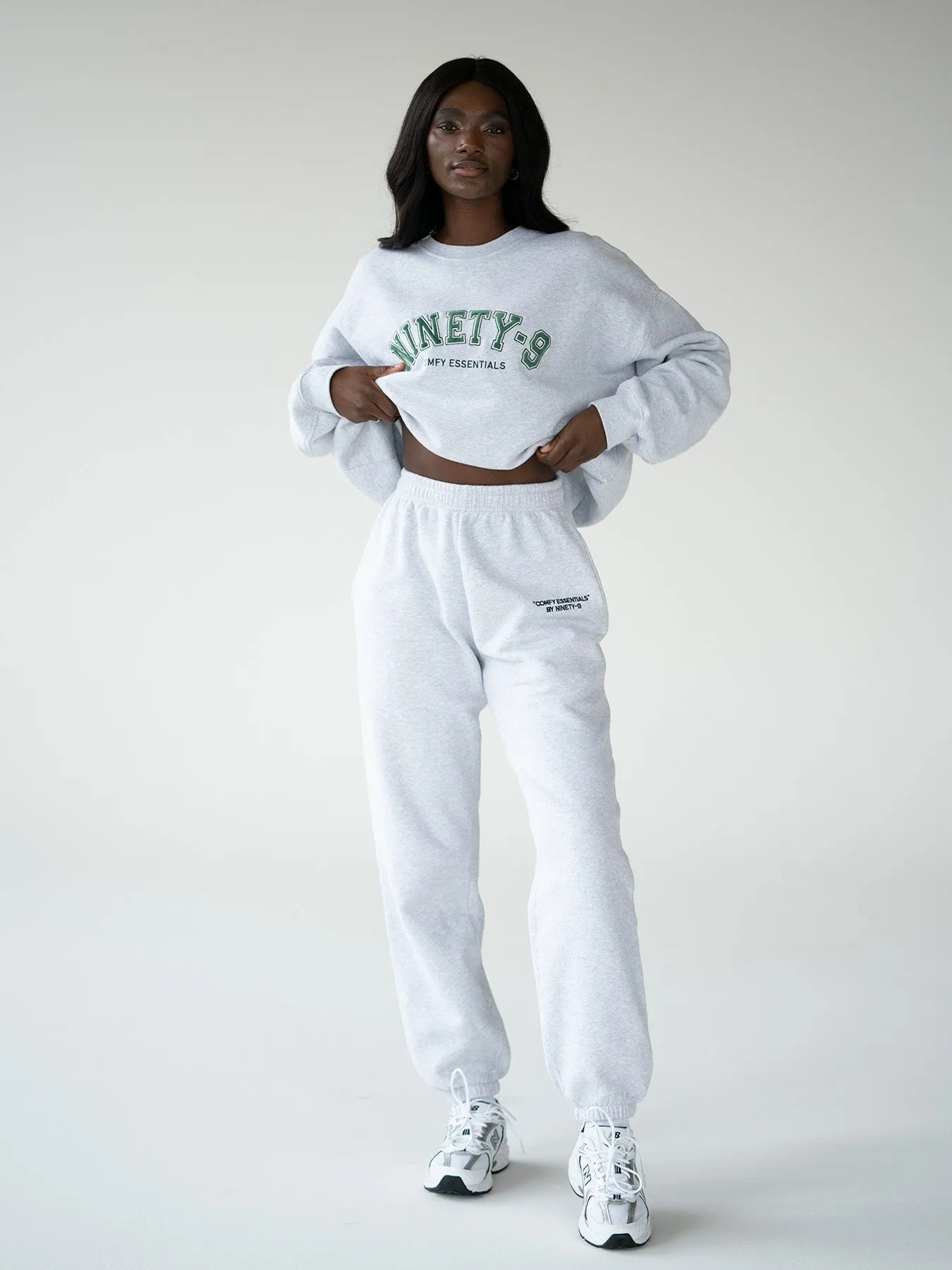 ESSENTIALS - College Sweater  •  Light Grey