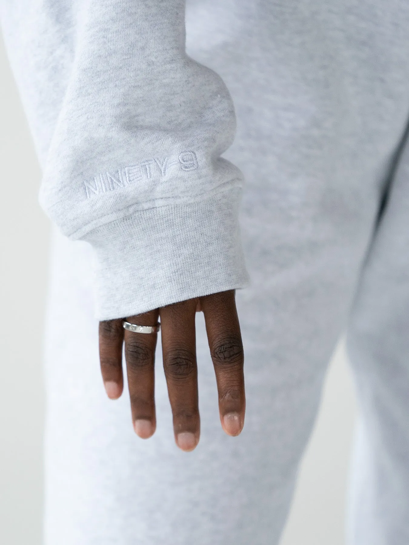 ESSENTIALS - College Sweater  •  Light Grey