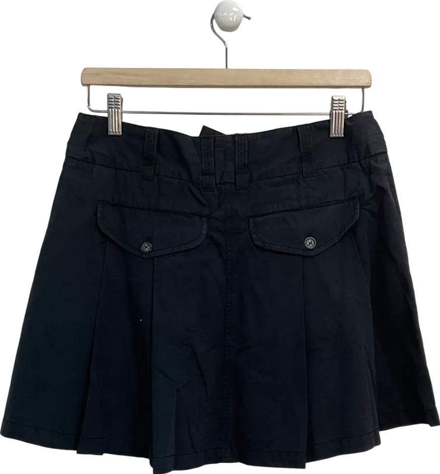 Free People Black Micro Mini Skirt With Pockets UK 6