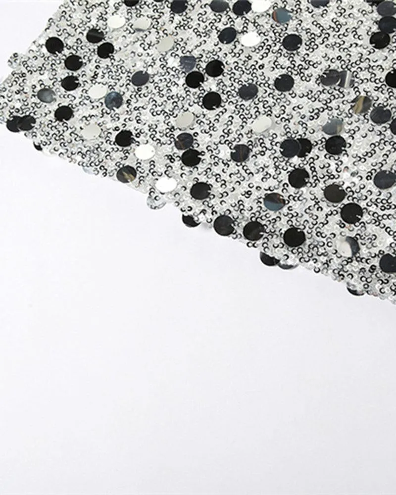Gladfeat Sequin Mini Skirt
