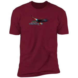 God Renews My Strength Men’s Premium Short Sleeve Tee (Closeout)