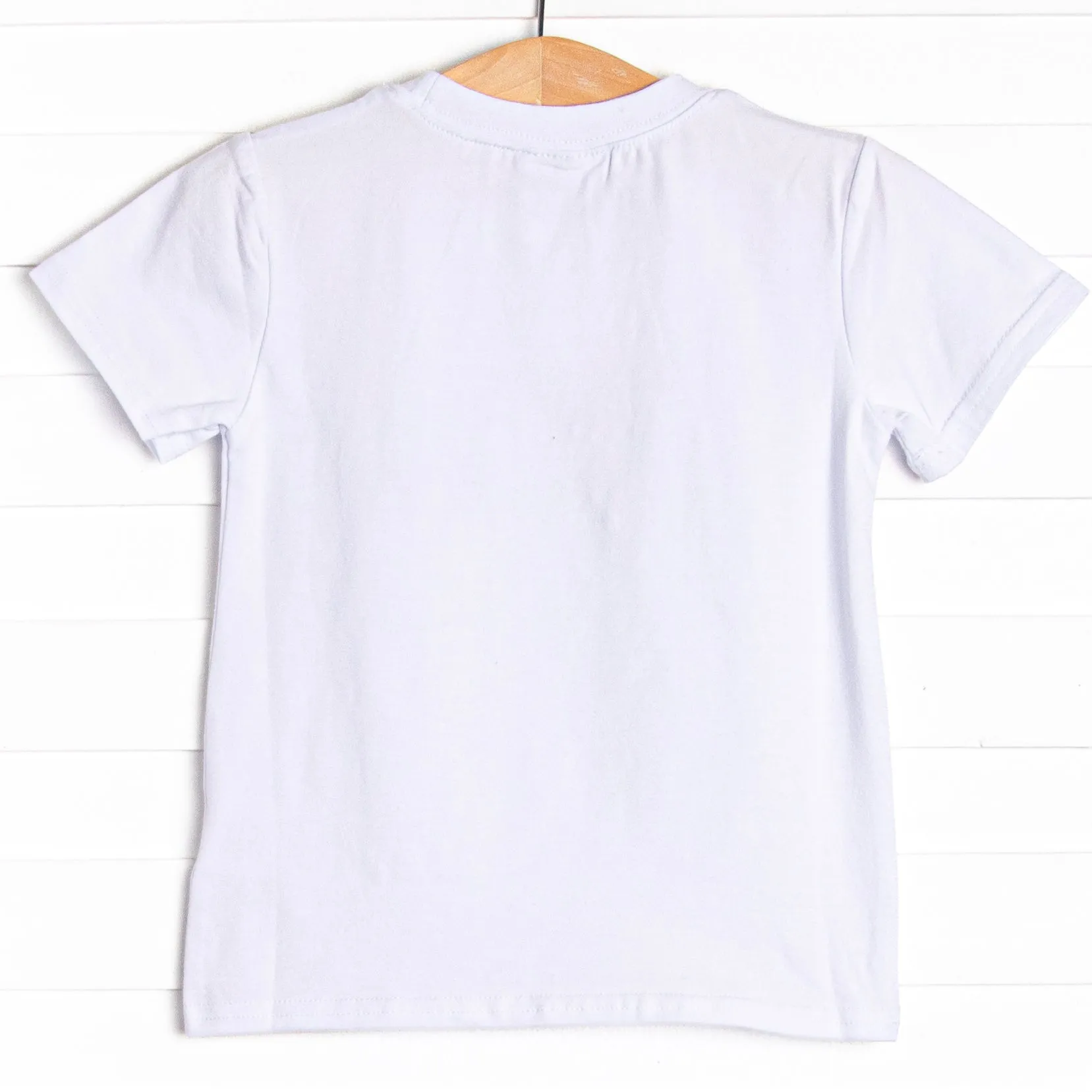 Gone Fishin' Applique Top, White