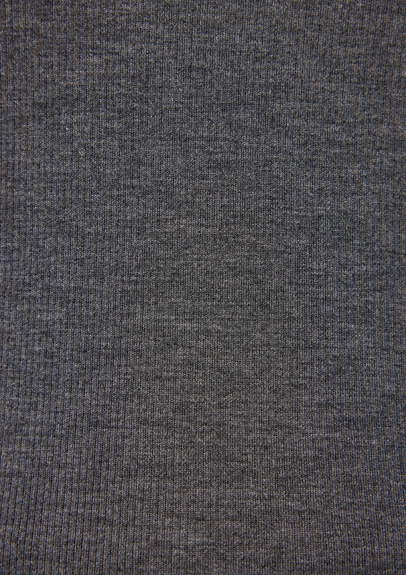 Grey Long Sleeve Basic T-Shirt