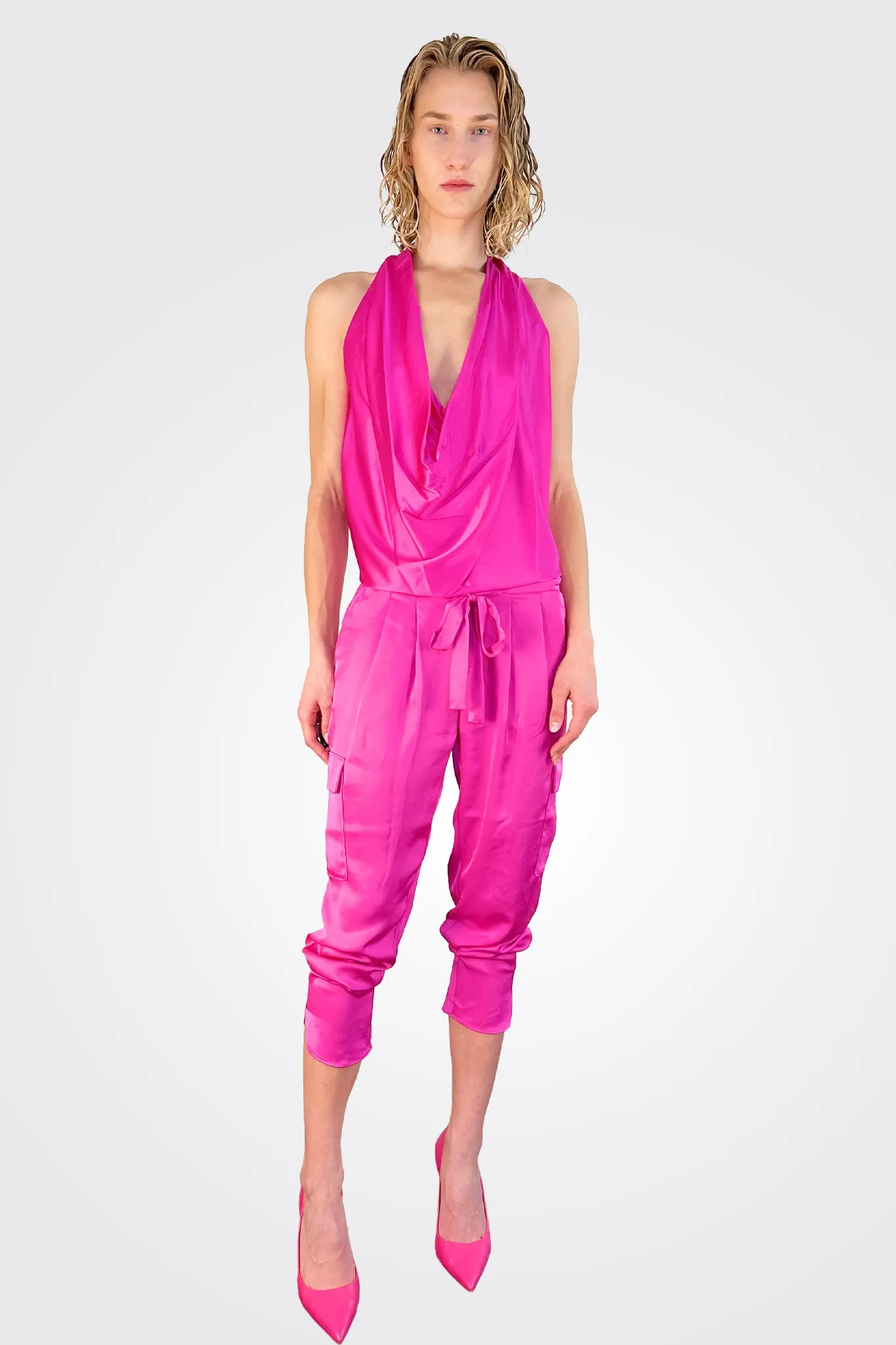 Harriet Halter Tank - Pink
