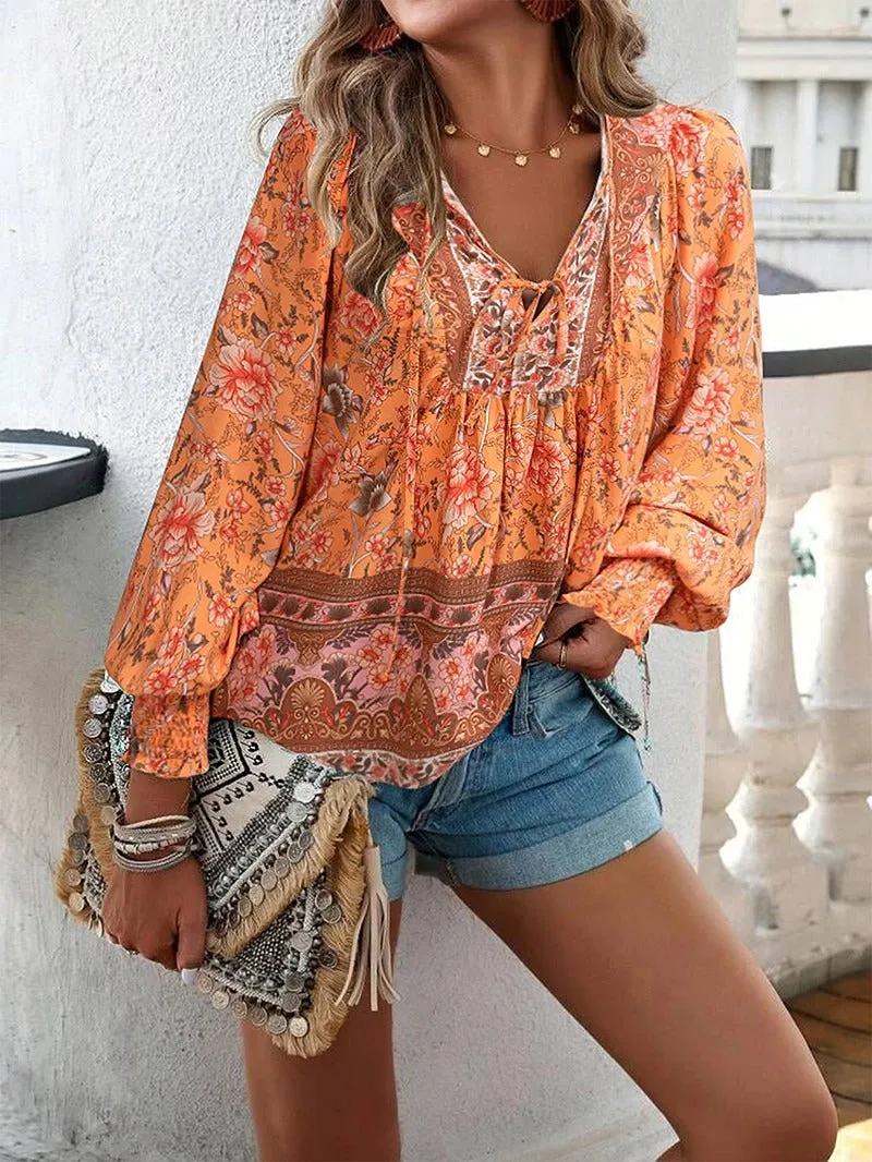 Helena™ - Breezy Summer Blossom Top