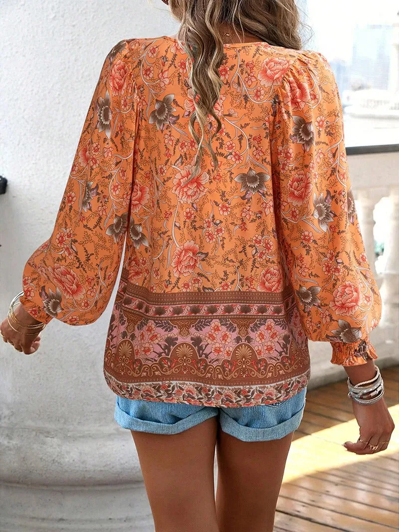 Helena™ - Breezy Summer Blossom Top