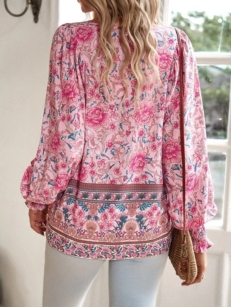 Helena™ - Breezy Summer Blossom Top