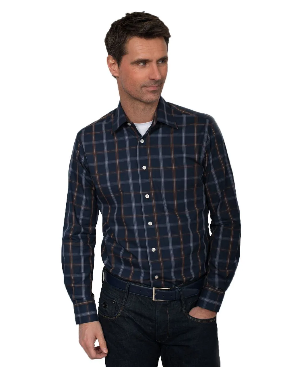 Henderson Men's Cotton Rich Long Sleeve Shirts Size 2XL - 5XL  Multiple Options