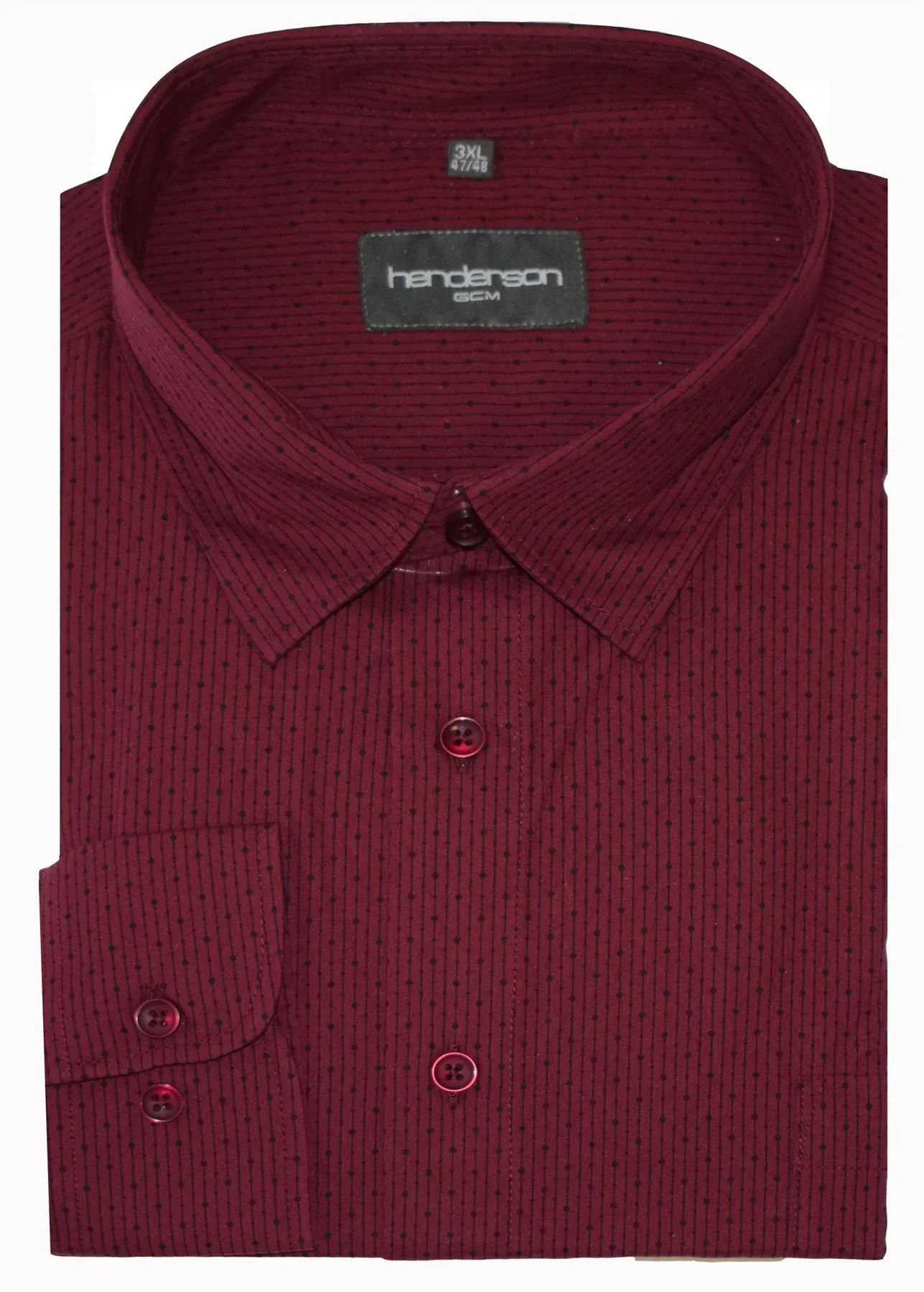 Henderson Men's Cotton Rich Long Sleeve Shirts Size 2XL - 5XL  Multiple Options
