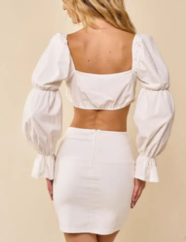 High Waisted Mini Skirt