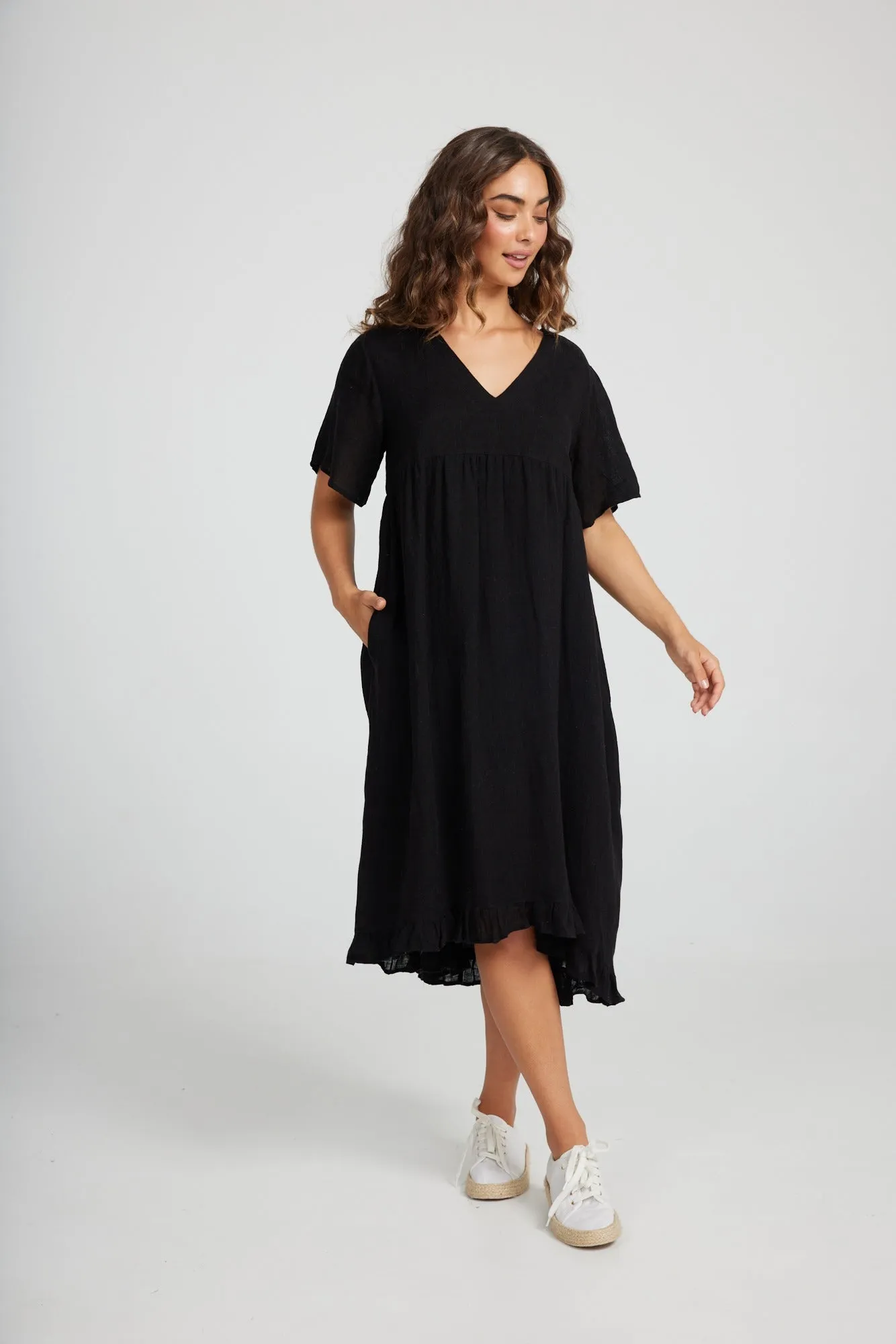 Holiday Canary Dress Black H1152-1