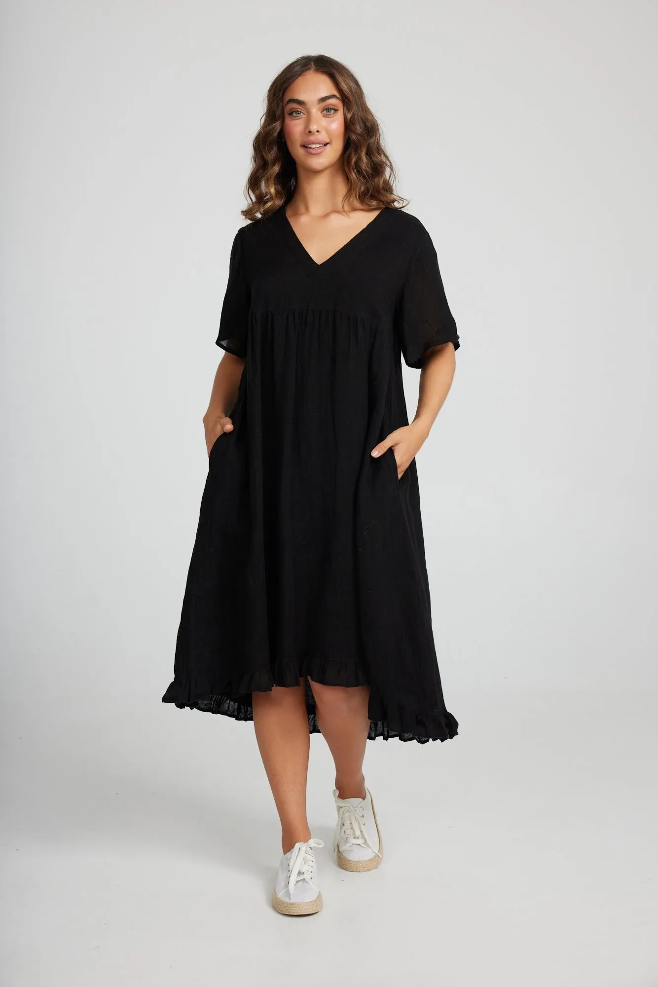 Holiday Canary Dress Black H1152-1