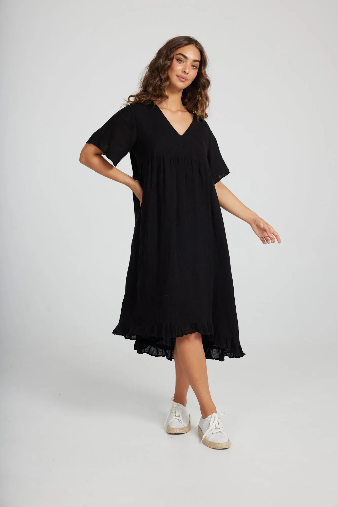 Holiday Canary Dress Black H1152-1