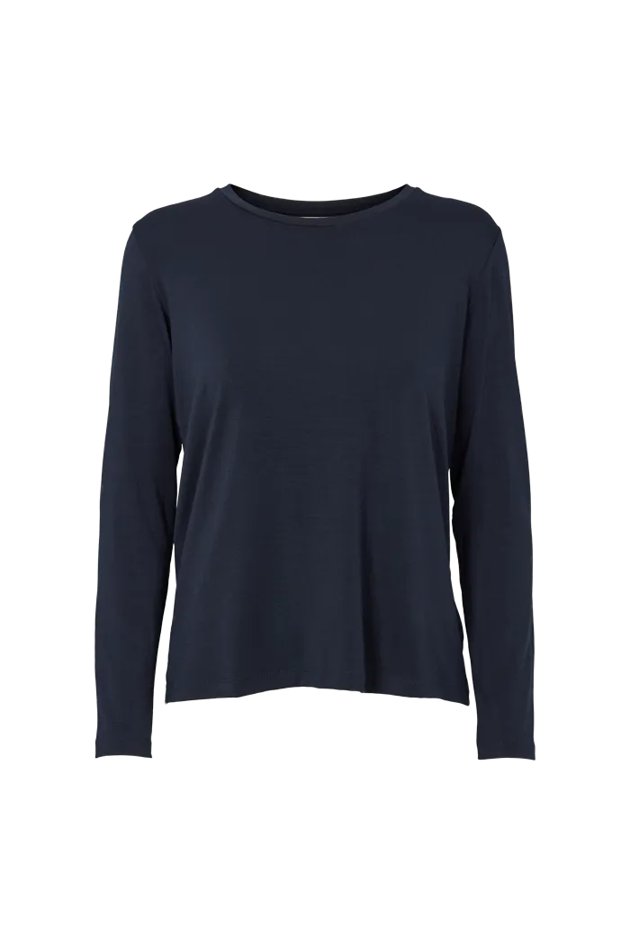 Jolanda LS Tee - Navy