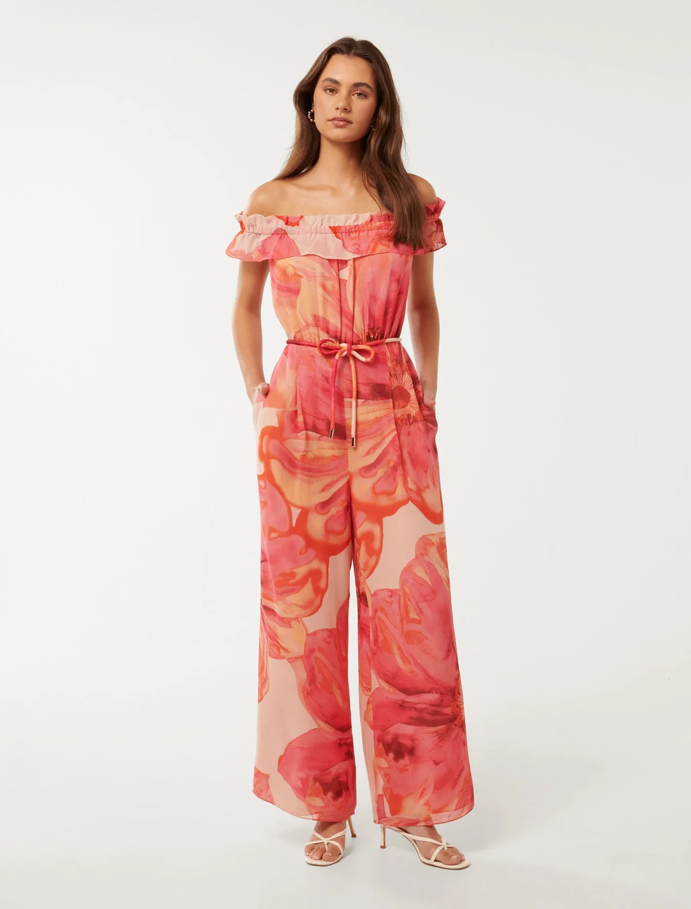 Lenny Off Shoulder Jumpsuit