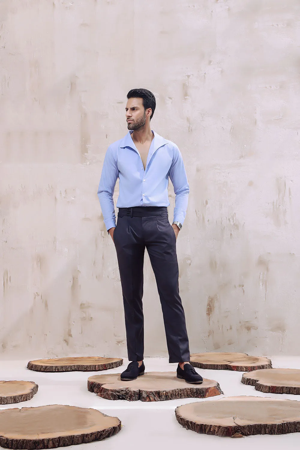 Light Blue Sailor Collar Shirt