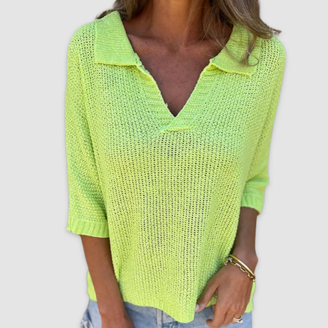 Lucy™ Elegant V-neck top