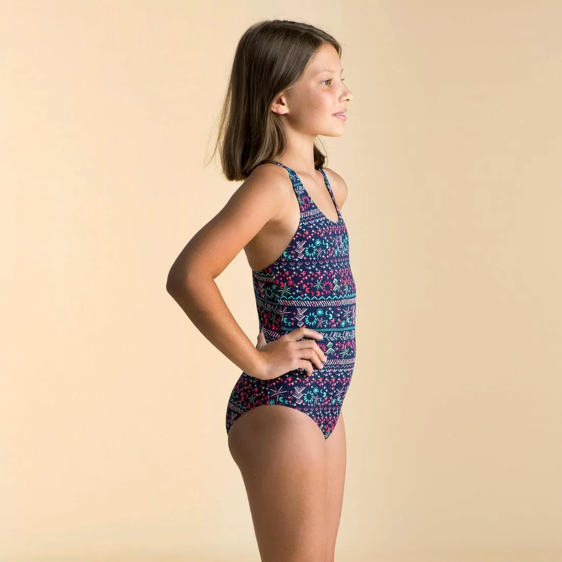 Maillot de Bain de Natation 1 Pièce Fille Basic Luna