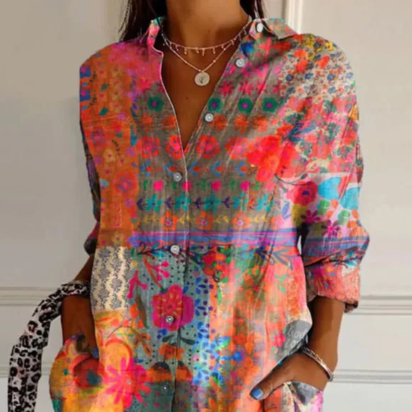 Maisie | Elegant Floral Print Blouse