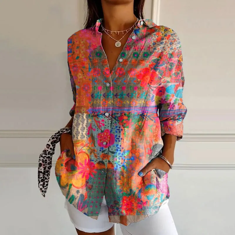Maisie | Elegant Floral Print Blouse