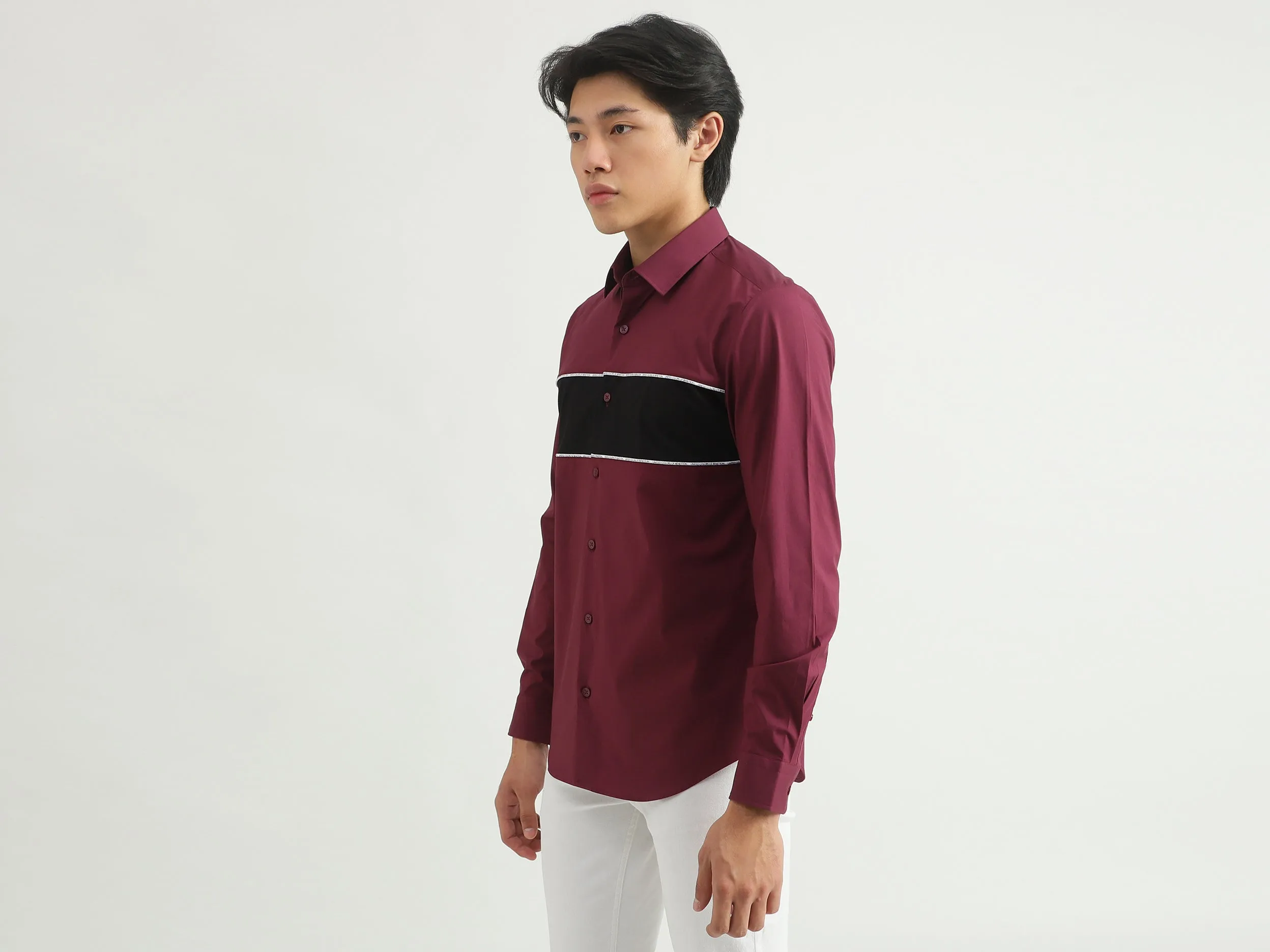 Men Colorblock Shirt