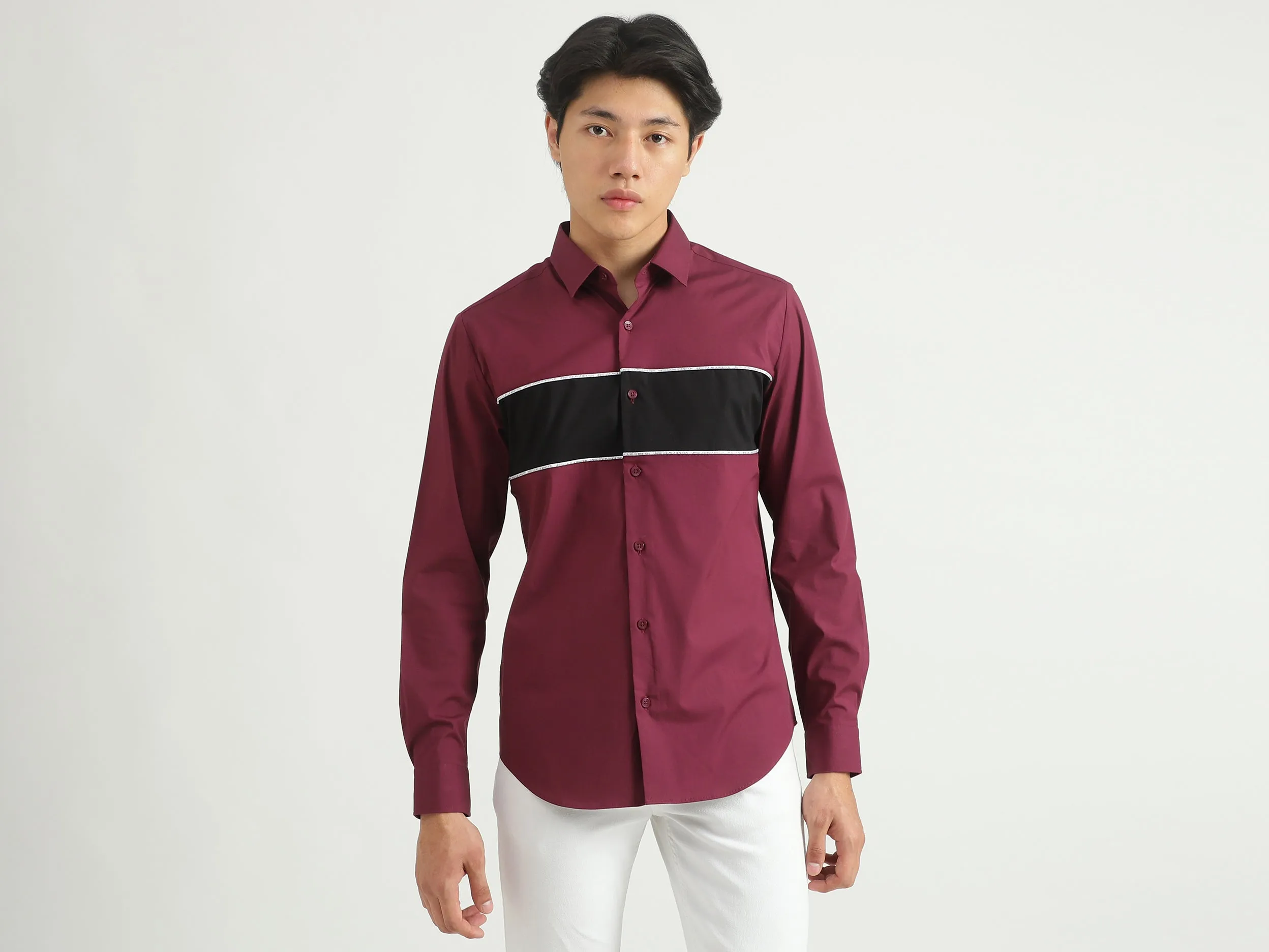 Men Colorblock Shirt