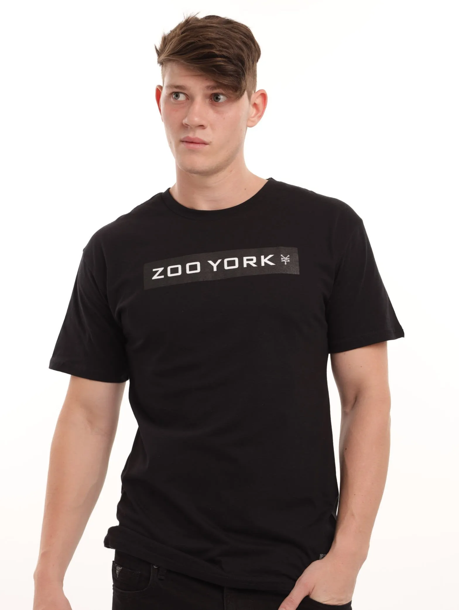 Men's Basic Print Tee - Black