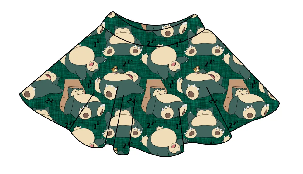 Nap Time Ladies' Circle Skirt