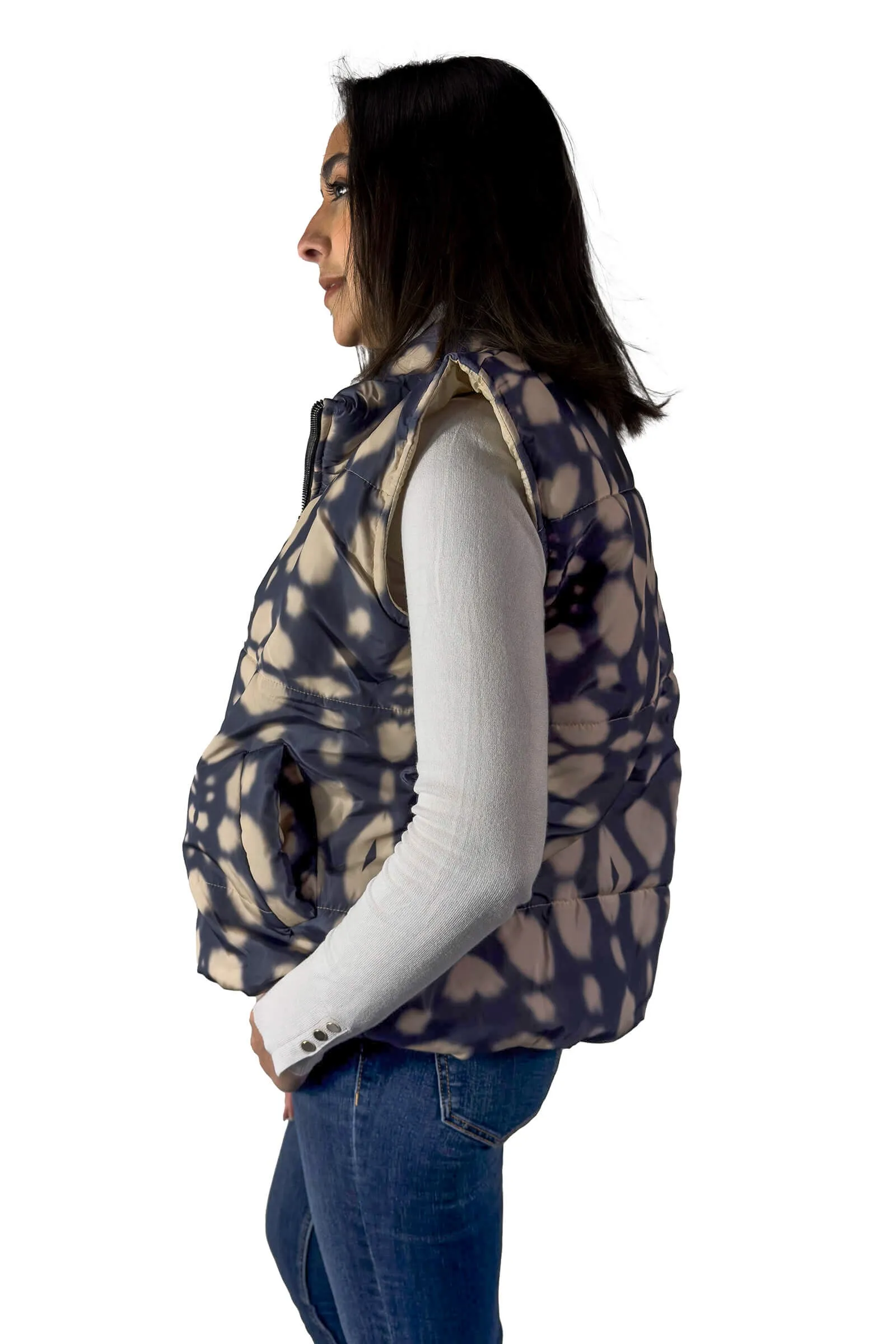 Navy Eclipse Puffer Vest