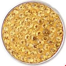 November Crystals Button Cover