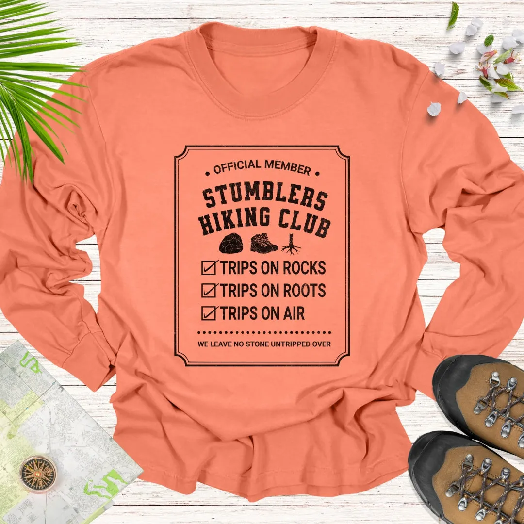 Official Member Stumblers Hiking Club Long Sleeve Unisex T-Shirt